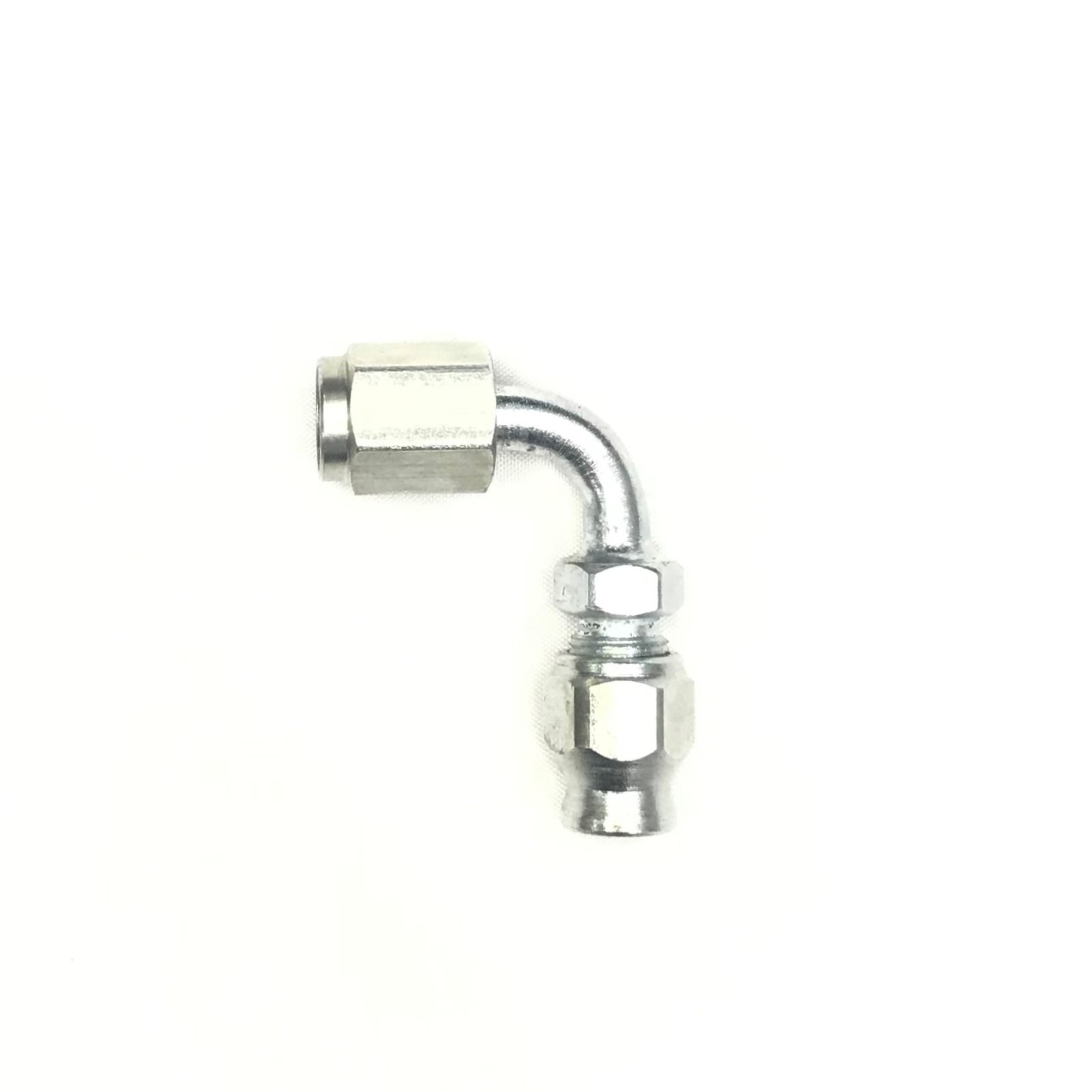 Kit Tuyau De Frein Moto AN3 180cm Avec Raccords 28° Et 90° - Silicone Et Aluminium, Couleur Argenté